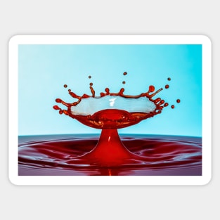 Stop Motion Red Splash 2 Sticker